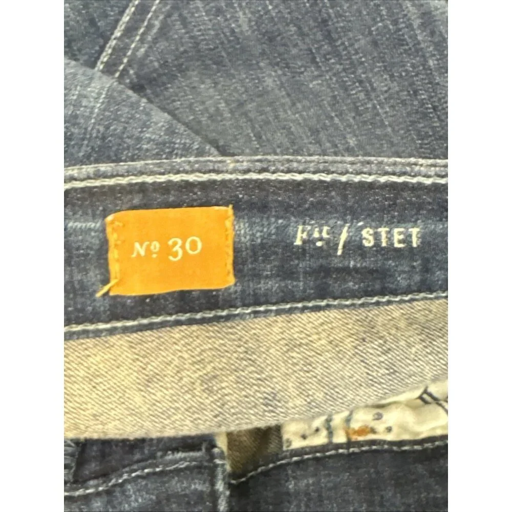 Anthropologie Pilcro and the Letterpress Women's 30 Stet‎ Fit Blue Jeans 33" - Picture 13 of 16
